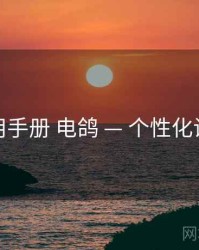 使用手册 电鸽 — 个性化设置