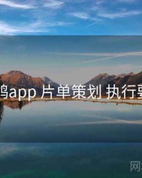 电鸽app 片单策划 执行要点