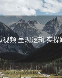 丝瓜视频 呈现逻辑 实操路径